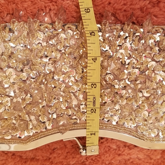 Joan Vass beaded clutch purse - NWT - Picture 7 of 8